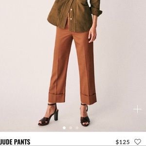 NWoT Sezane Jude Crop Pant size 4